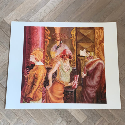 Otto Dix - Trois prostituees dans la rue 1925 (80x64,5)