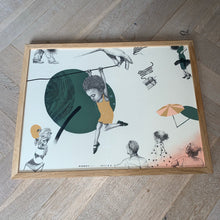 Indlæs billede til gallerivisning kunsttryk, dansk kunst, tegning, plakat str 30x40, akvarel, litografi, linoleumstryk, udstillingsplakat, kunstplakat, fransk kunst, billedvæg, gallerivæg, galerie maeght, frohline, exchanger, frederikke lange